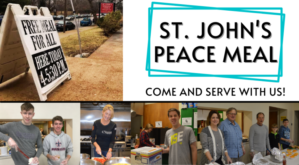 Serve at St. John's Peace Meal